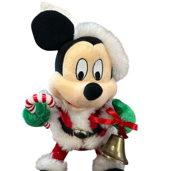 Gemmy Disney Christmas 9” Musical Mickey Mouse Plush - MUSIC DOES NOT WORK - Picture 2 of 5